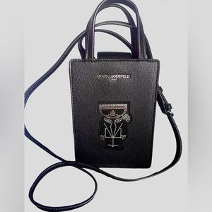 NWT Karl Lagerfeld Crossbody Black Unisex